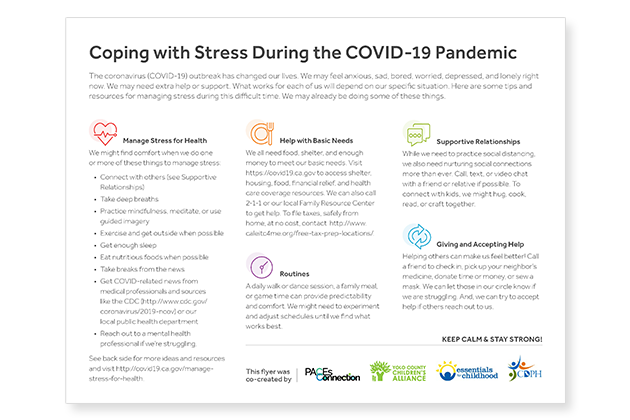 Coping with Stress During the COVID-19 Pandemic